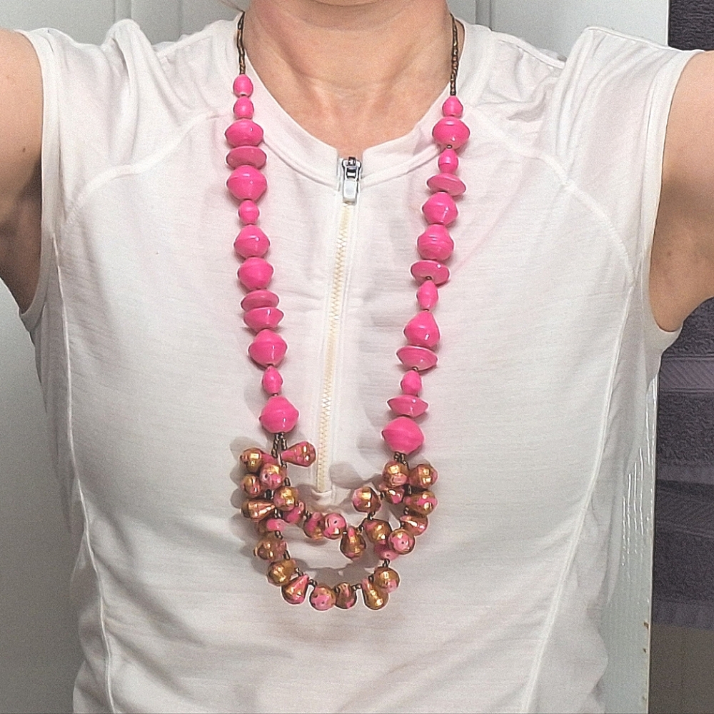 TENG YUE | Pink Gold Necklace